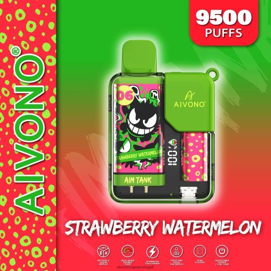 melancia morango Aivono AIM TANK 9500 280DJX46 | Aivono Vape Portugal